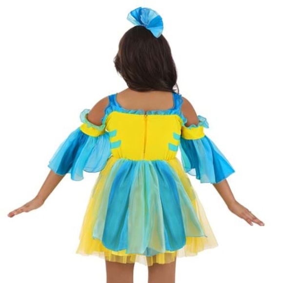 NWT Disney Flounder Girl's Costume Dress - Picture 3 of 7